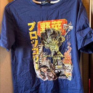 FINAL MARKDOWN ROMWE Blue T-Shirt small